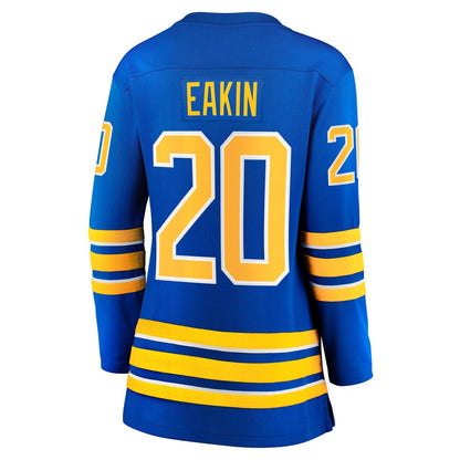 B.Sabres #20 Cody Eakin Fanatics Branded Women's Home Breakaway Jersey Royal Stitched American Hockey Jersey UNEC