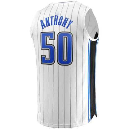 O.Magic #50 Cole Anthony Fanatics Branded 2022-23 Fast Break Replica Jersey White Association Edition Stitched American Basketball Jersey UNEC