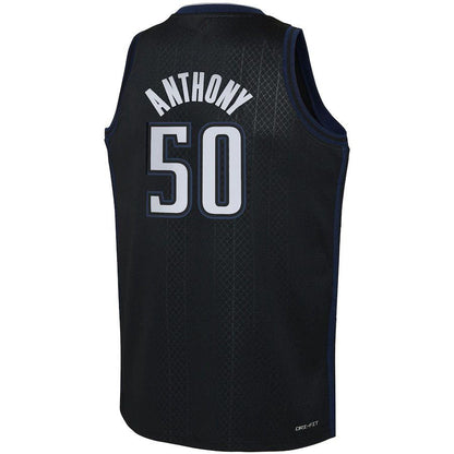O.Magic #50 Cole Anthony 2022-23 Swingman Jersey City Edition Black Stitched American Basketball Jersey UNEC