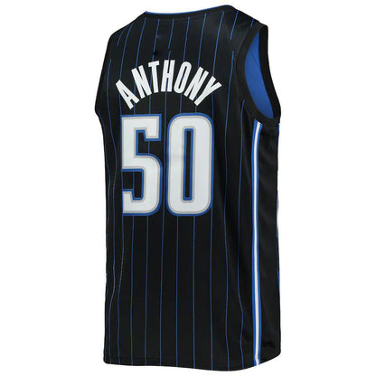 O.Magic #50 Cole Anthony Unisex 2022-23 Swingman Jersey Icon Edition Black Stitched American Basketball Jersey UNEC