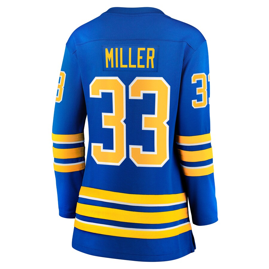 B.Sabres #33 Colin Miller Fanatics Branded Home Breakaway Player Jersey Royal Stitched American Hockey Jersey UNEC