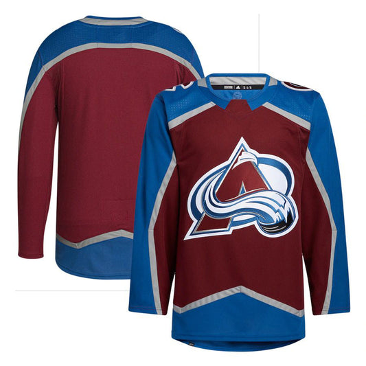 C.Avalanche Home Primegreen Authentic Pro Jersey Burgundy Stitched American Hockey Jersey UNEC