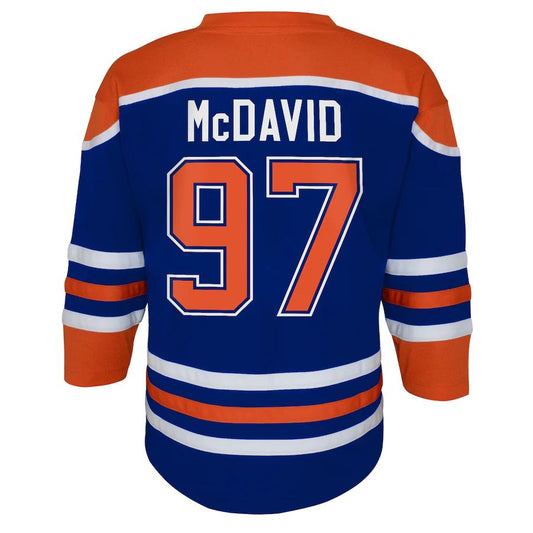 E.Oilers #97 Connor McDavid Infant Home Replica Player Jersey Stitched American Hockey Jersey UNEC