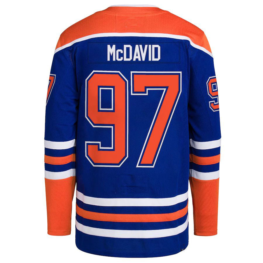 E.Oilers #97 Connor McDavid Home Primegreen Authentic Pro Player Jersey Royal Stitched American Hockey Jersey UNEC