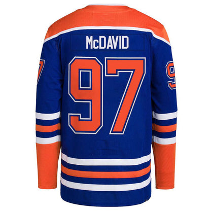 E.Oilers #97 Connor McDavid Home Primegreen Authentic Pro Player Jersey Royal Stitched American Hockey Jersey UNEC