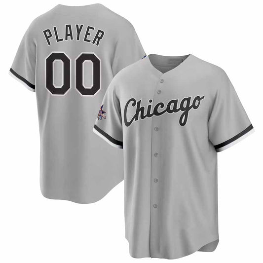 Custom Chicago White Sox 2025 All-Star Game Away Pick-A-Player Replica Jersey - Gray Baseball Jerseys
