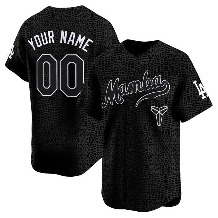 Custom Los Angeles Dodgers Black Mamba Vapor Premier Limited Custom Jersey - All Stitched Baseball Jersey