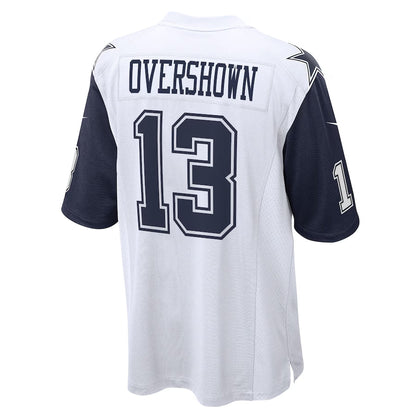 D.Cowboys #13 DeMarvion Overshown White Game American Football Jerseys