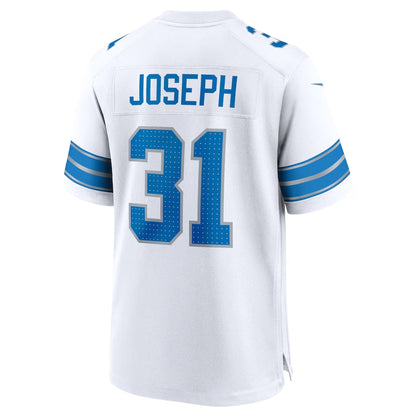 D.Lions #31 Kerby Joseph White Game Stitched American Football Jerseys