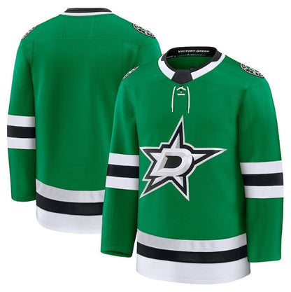 D.Stars Fanatics Home Premium Jersey - Kelly Green Stitched American Hockey Jersey UNEC