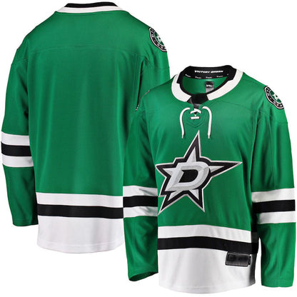 D.Stars Fanatics Branded Breakaway Home Jersey Green Stitched American Hockey Jersey UNEC