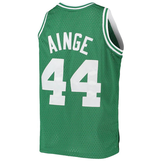 B.Celtics #44 Danny Ainge Mitchell & Ness 1985-86 Hardwood Classics Swingman Jersey Green Stitched American Basketball Jersey UNEC