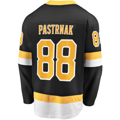 B.Bruins #88 David Pastrnak Fanatics Branded Alternate Premier Breakaway Player Jersey Black Stitched American Hockey Jersey UNEC