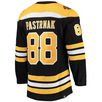 B.Bruins #88 David Pastrnak Home Primegreen Authentic Pro Player Jersey Black Stitched American Hockey Jersey UNEC