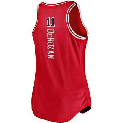 C.Bulls #11 DeMar DeRozan Fanatics Branded 2021-22 Fast Break Tank Jersey Icon Edition Red Stitched American Basketball Jersey UNEC