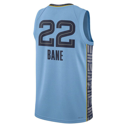 M.Grizzlies #22 Desmond Bane Jordan Brand 2022-23 Statement Edition Swingman Jersey Light Blue Stitched American Basketball Jersey UNEC