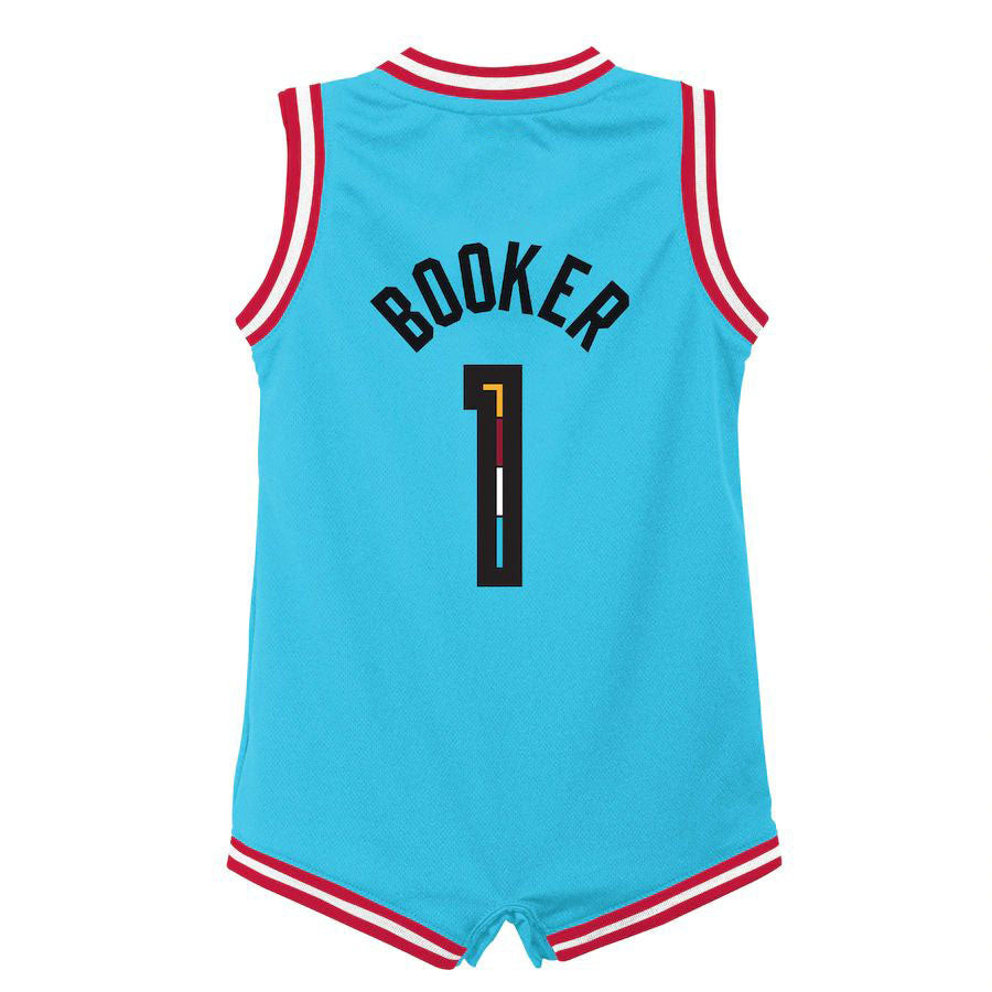 P.Suns #1 Devin Booker  Infant 2022-23 Replica Jersey City Edition Turquoise Association Edition Stitched American Basketball Jersey UNEC