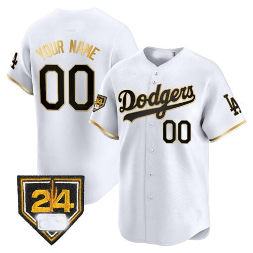 Custom Los Angeles Dodgers 2024 Spring Training Patch Vapor Premier Limited ¨C All Stitched Baseball Jersey
