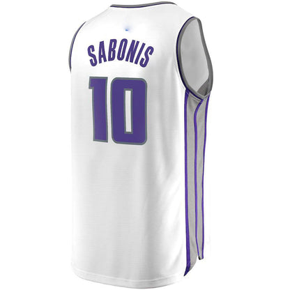 S.Kings #10 Domantas Sabonis Fanatics Branded 202223 Fast Break Replica Jersey White  Association Edition Stitched American Basketball Jersey UNEC