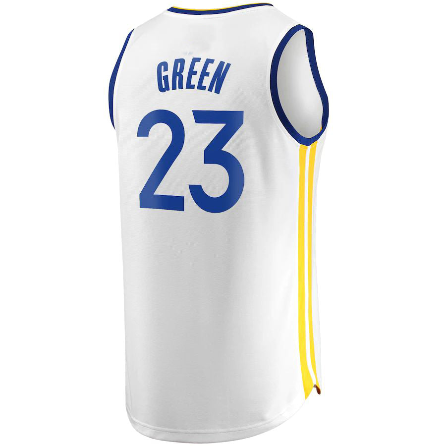 G.State Warriors #23 Draymond Green Fanatics Branded Fast Break Replica Player Jersey White Association Edition Stitched American Basketball Jersey UNEC