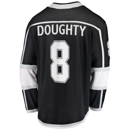 LA.Kings #8 Drew Doughty Fanatics Branded Home Premier Breakaway Player Jersey Black Stitched American Hockey Jersey UNEC