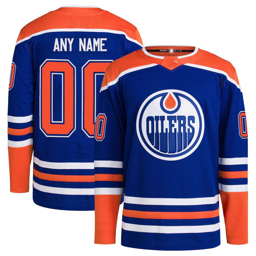 Custom E.Oilers Home Primegreen Authentic Pro Jersey Royal Stitched American Hockey Jersey UNEC