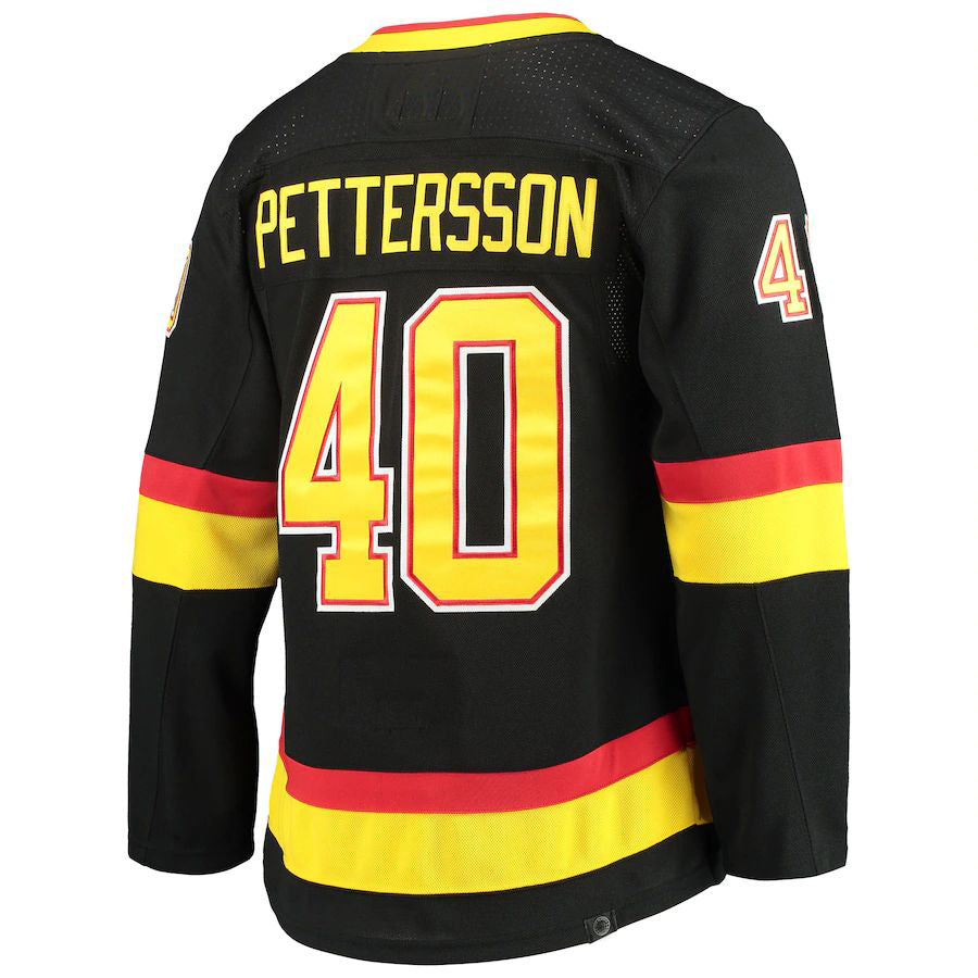 V.Canucks #40 Elias Pettersson Alternate Primegreen Authentic Pro Player Jersey Black Stitched American Hockey Jersey UNEC