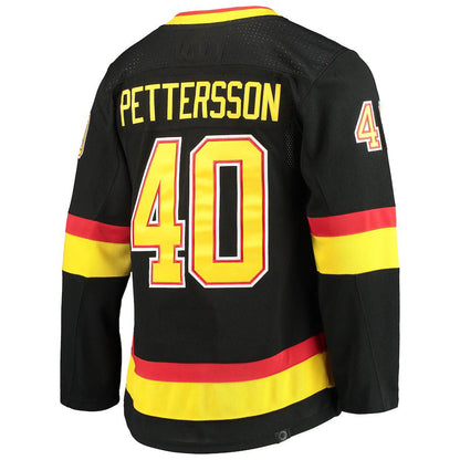 V.Canucks #40 Elias Pettersson Alternate Primegreen Authentic Pro Player Jersey Black Stitched American Hockey Jersey UNEC