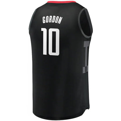 H.Rockets #10 Eric Gordon Fanatics Branded Fast Break Replica Jersey Statement Edition Black Stitched American Basketball Jersey UNEC