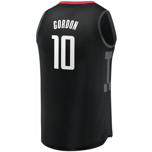 H.Rockets #10 Eric Gordon Fanatics Branded Fast Break Replica Jersey Statement Edition Black Stitched American Basketball Jersey UNEC