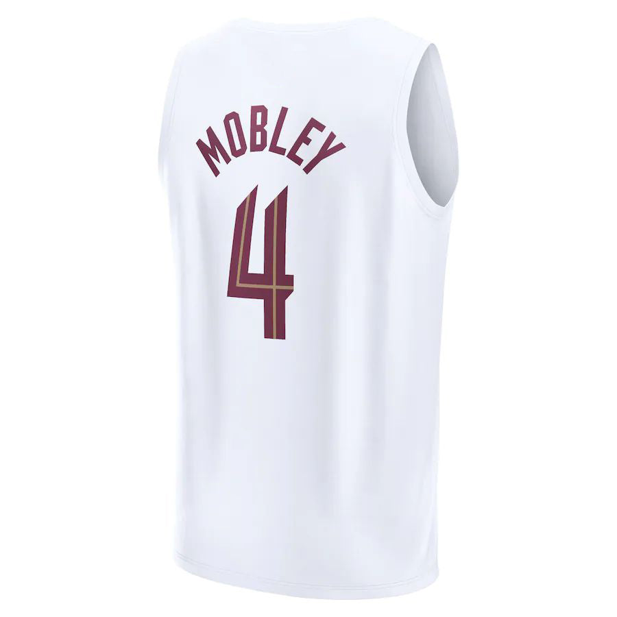 C.Cavaliers #4 Evan Mobley Fanatics Branded 2022-23 Fast Break Replica Jersey White  Association Edition Stitched American Basketball Jersey UNEC