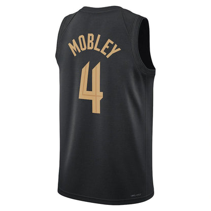 C.Cavaliers #4 Evan Mobley Jordan Brand 2022-23 Statement Edition Swingman Jersey Black Stitched American Basketball Jersey UNEC