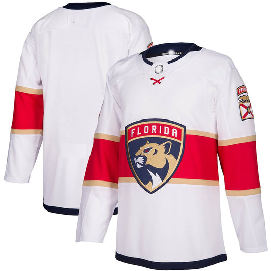 F.Panthers Away Authentic Jersey White Stitched American Hockey Jersey UNEC