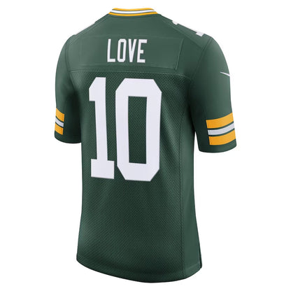 GB.Packers #10 Jordan Love Green Team Vapor Untouchable Limited Stitched American Football Jerseys