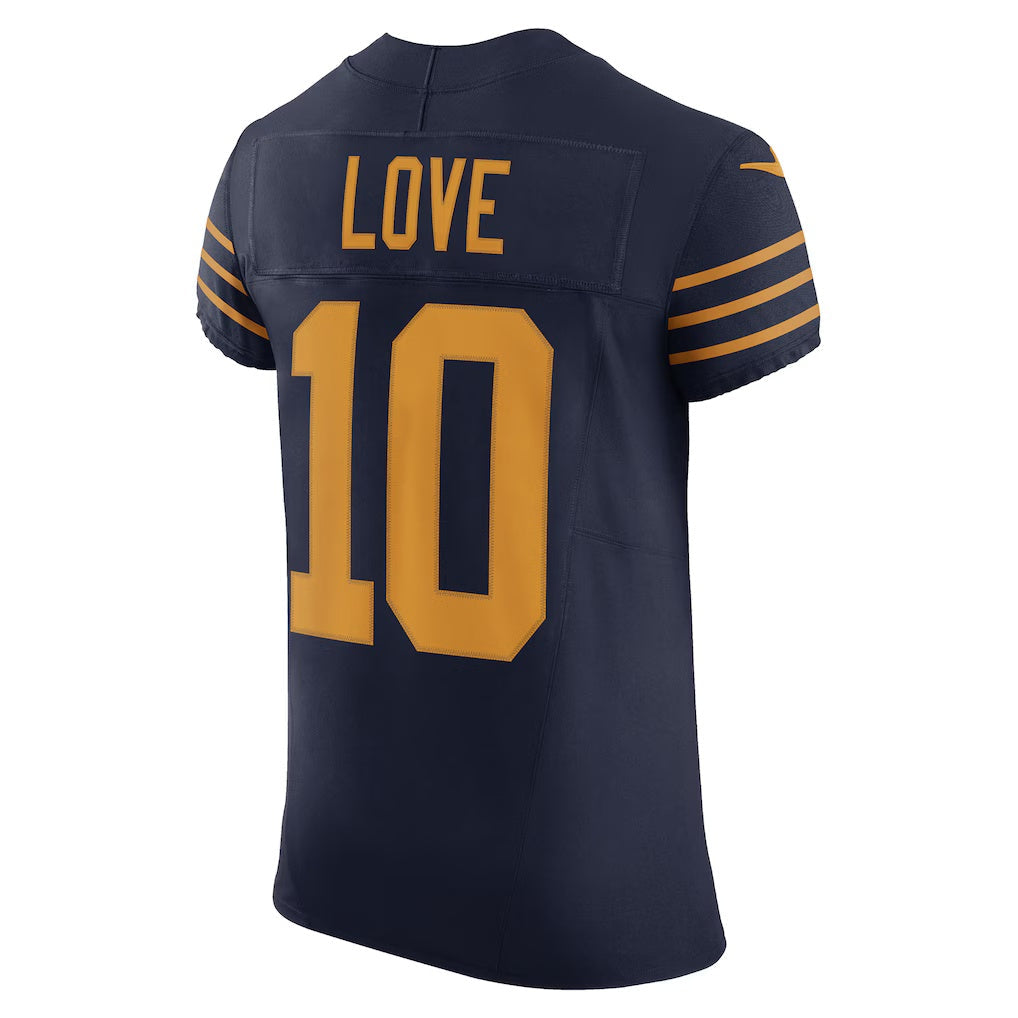GB.Packers #10 Jordan Love Navy The 1923 Classic Vapor F.U.S.E. Elite American Football Jerseys UNEC