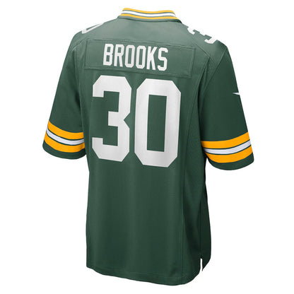 GB.Packers #30 Chris Brooks Green Team Game American Football Jerseys UNEC