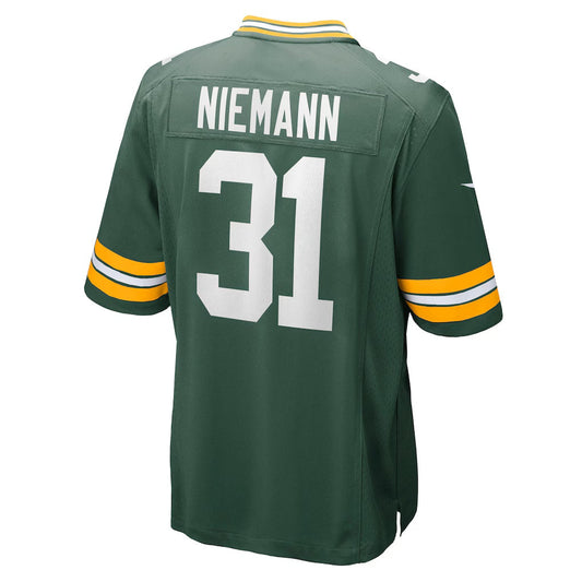 GB.Packers #31 Nick Niemann Green Team Game American Football Jerseys UNEC