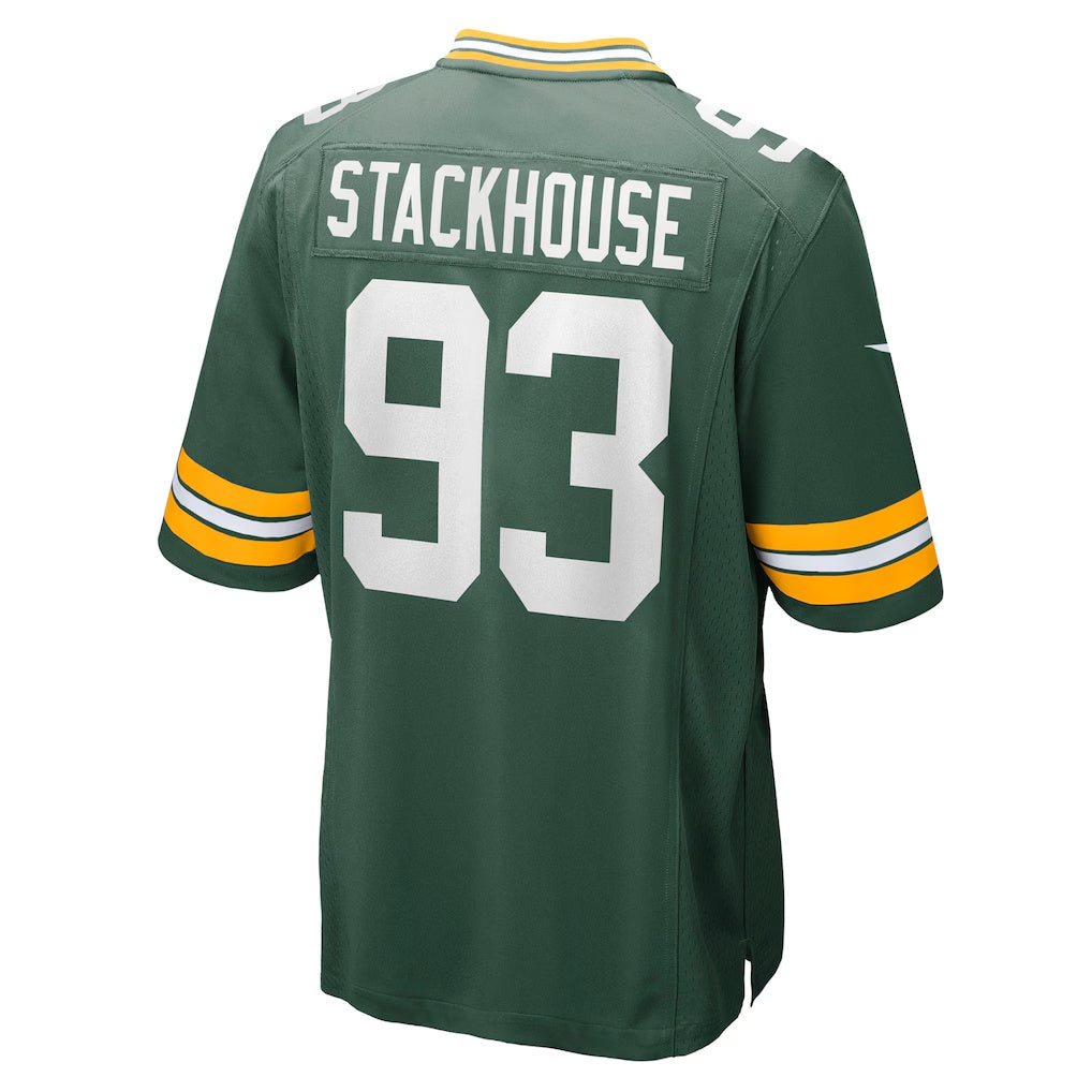 GB.Packers #93 Nazir Stackhouse Green Team Game American Football Jerseys UNEC