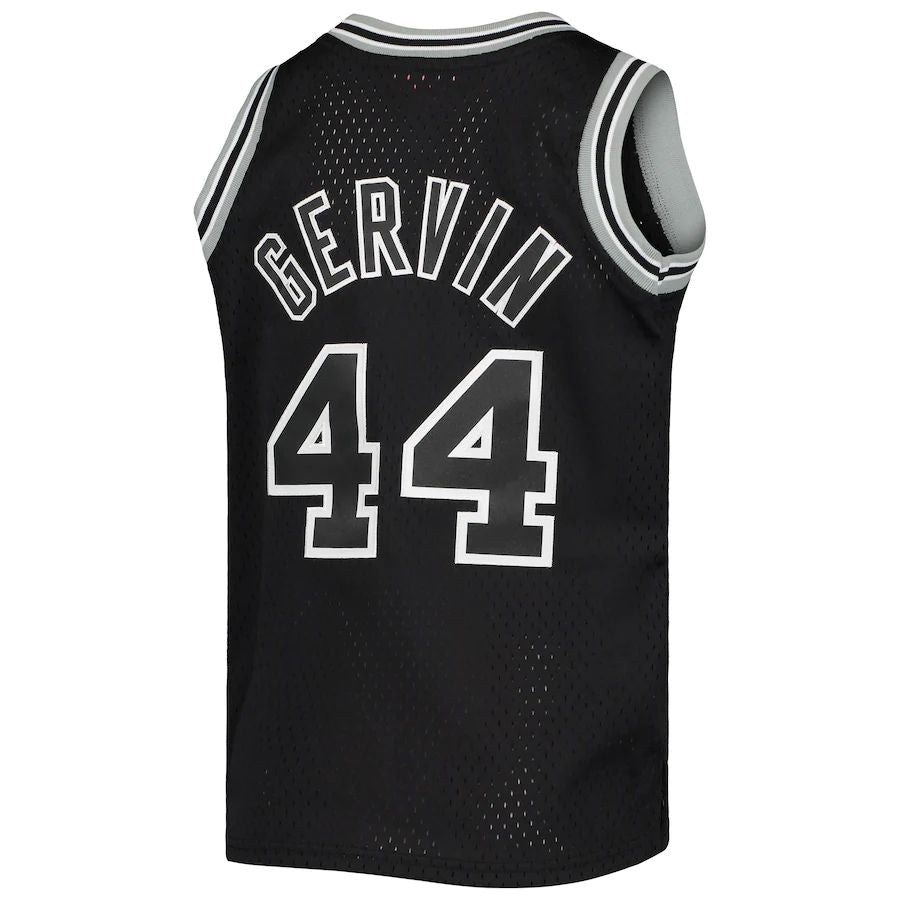 S.Antonio Spurs #44 George Gervin Mitchell & Ness  1978-79 Hardwood Classics Swingman Jersey Black Stitched American Basketball Jersey UNEC