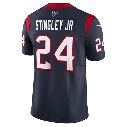 H.Texans #24 Derek Stingley Jr. Navy Vapor F.U.S.E. Limited American Football Jersey