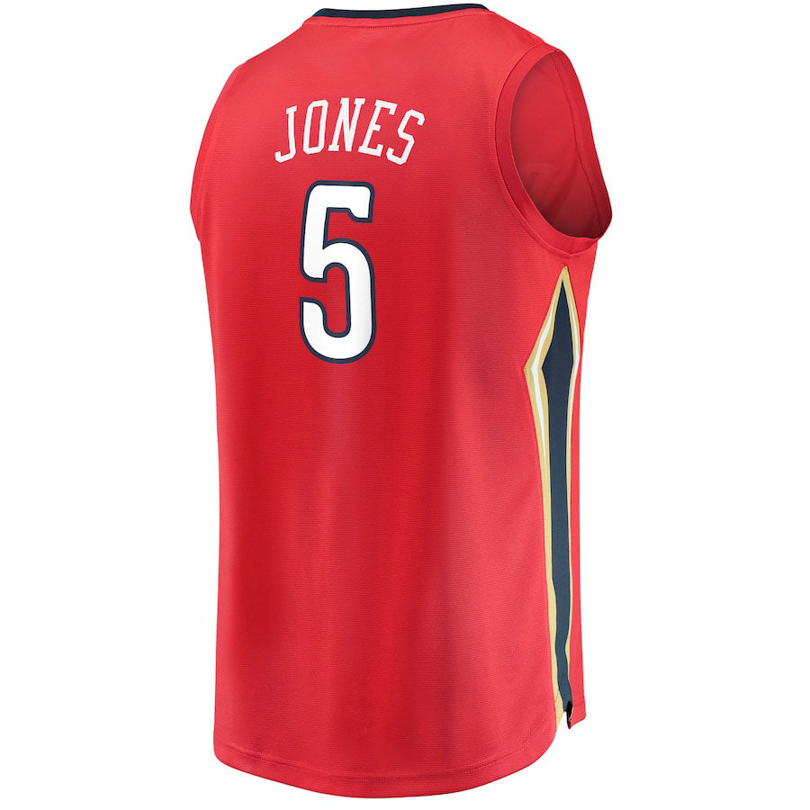 NO.Pelicans #5 Herbert Jones Fanatics Branded 2022-23 Fast Break Replica Jersey  Red Statement Edition Stitched American Basketball Jersey UNEC
