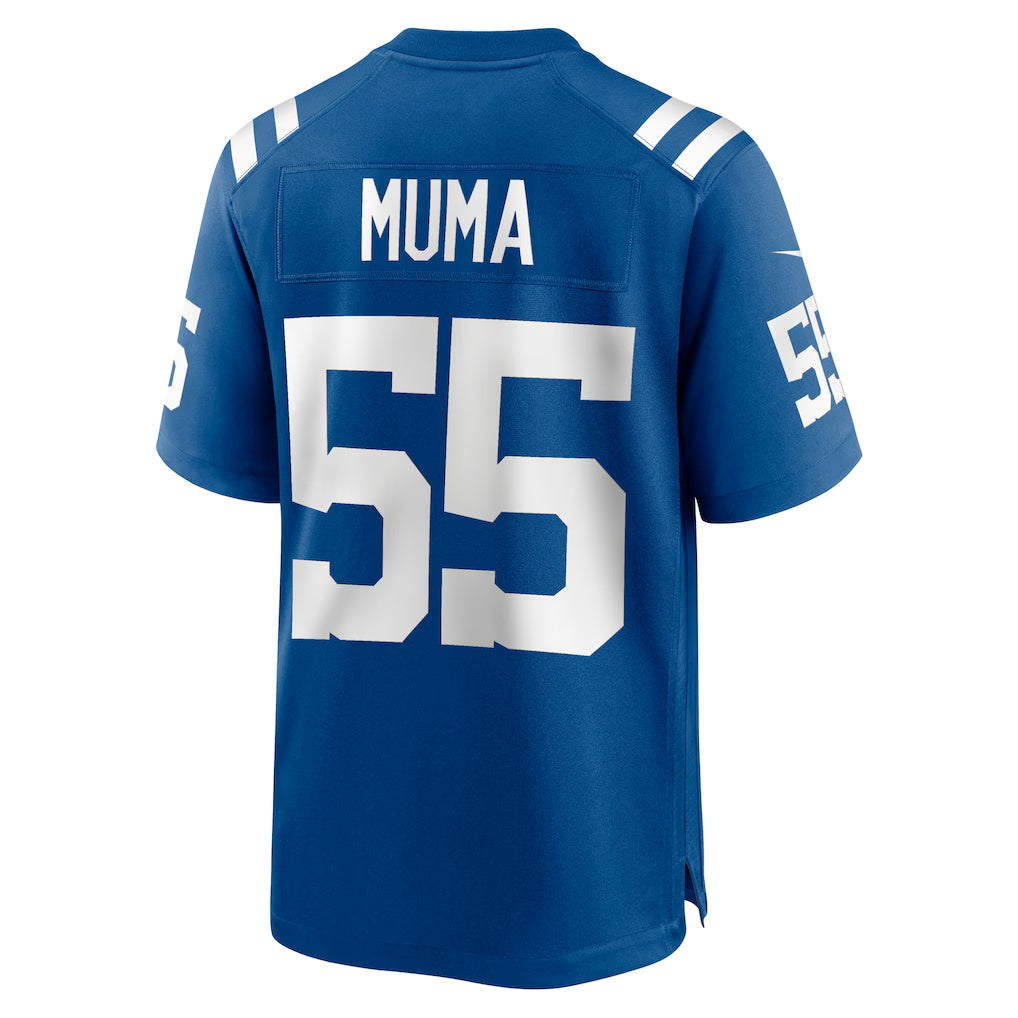 IN.Colts #55 Chad Muma Royal Team Game Stitched American Football Jerseys UNEC