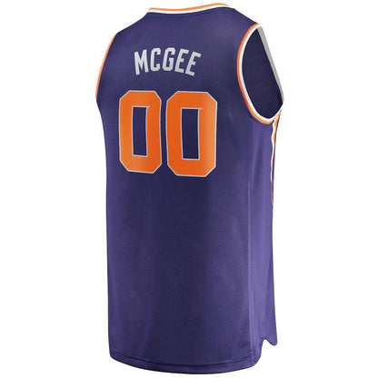 P.Suns #00 JaVale McGee Fanatics Branded  2021-22 Fast Break Replica Jersey Icon Edition Purple Stitched American Basketball Jersey UNEC
