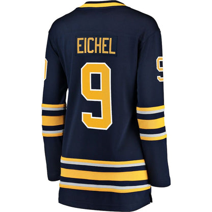B.Sabres #9 Jack Eichel Fanatics Branded Home Premier Breakaway Player Jersey Navy Stitched American Hockey Jersey UNEC