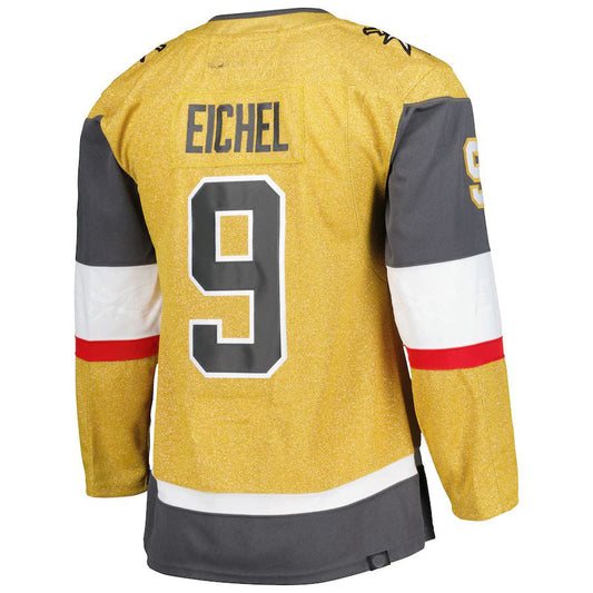 V.Golden Knights #9 Jack Eichel Primegreen Authentic Pro Alternate Player Jersey  Gold Stitched American Hockey Jersey UNEC