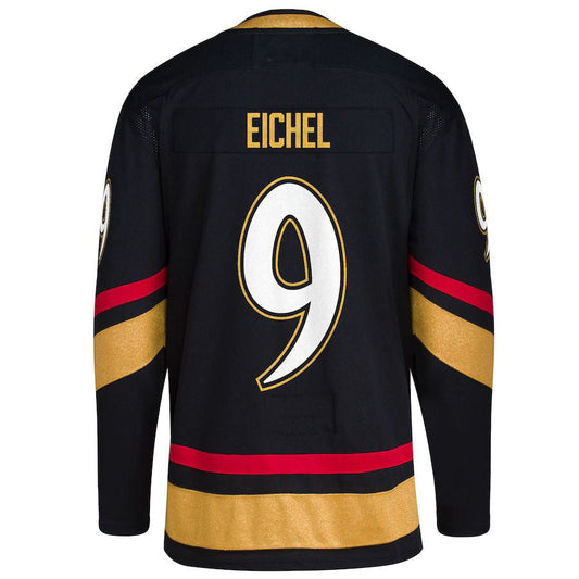 V.Golden Knights #9 Jack Eichel Reverse Retro 2.0 Authentic Player Jersey Black Stitched American Hockey Jersey UNEC