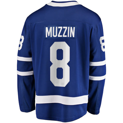 T.Maple Leafs #8 Jake Muzzin Fanatics Branded Replica Player Jersey  Blue Stitched American Hockey Jersey UNEC