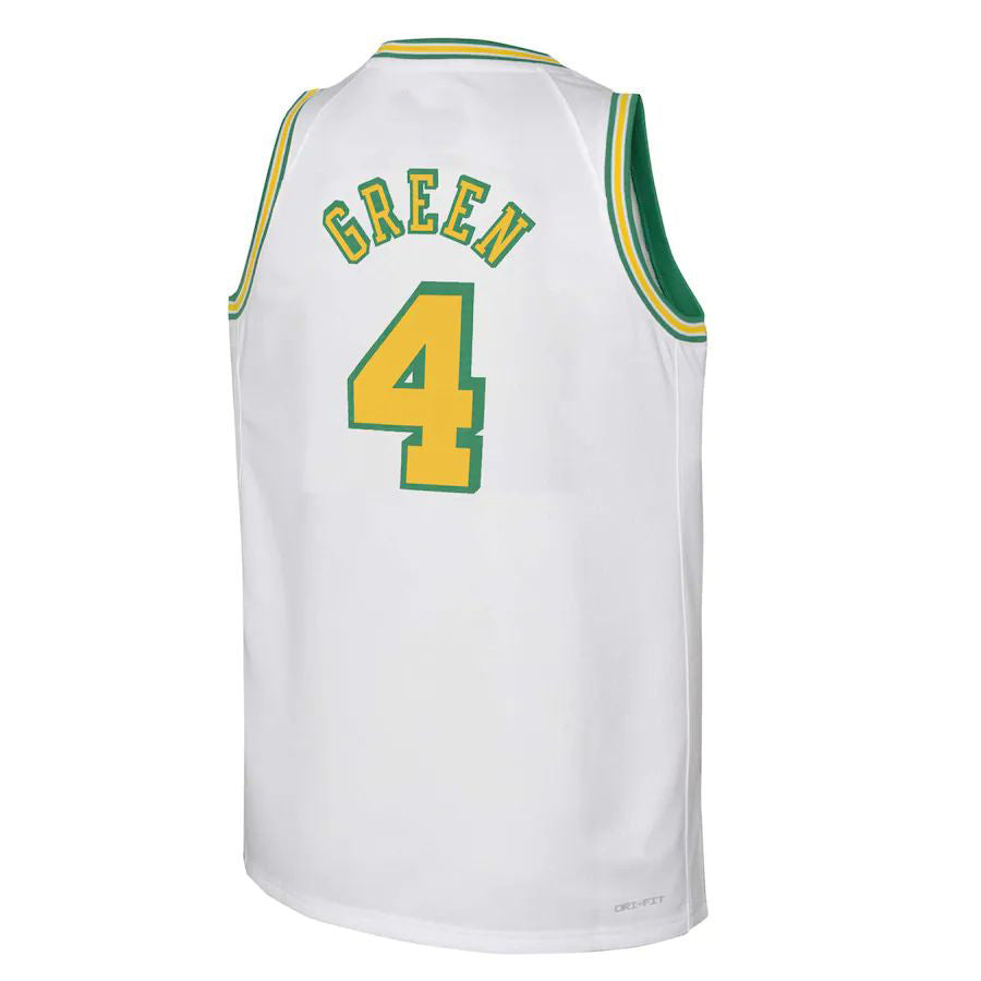 H.Rockets #4 Jalen Green 2022-23 Swingman Jersey White  Classic Edition Stitched American Basketball Jersey UNEC