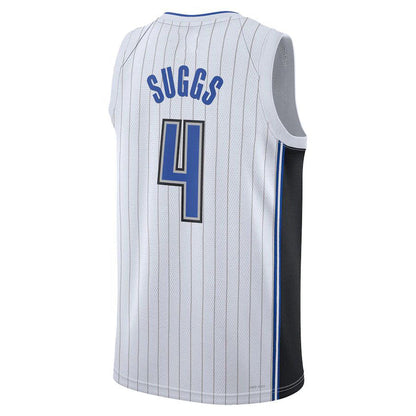 O.Magic #4 Jalen Suggs Unisex 2022-23 Swingman Jersey Association Edition  White Stitched American Basketball Jersey UNEC