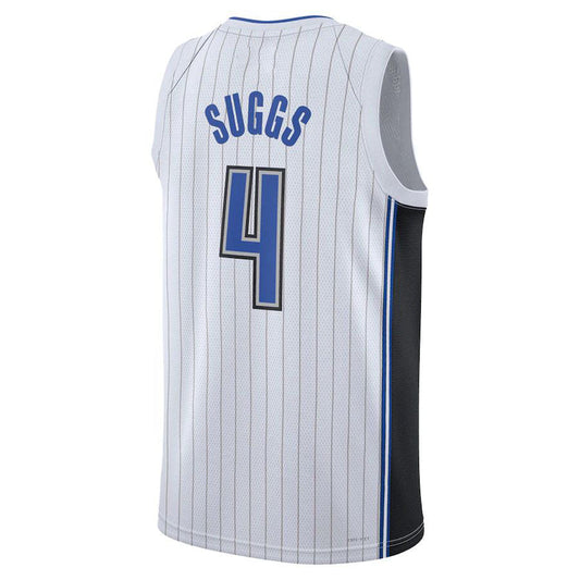 O.Magic #4 Jalen Suggs Unisex 2022-23 Swingman Jersey Association Edition  White Stitched American Basketball Jersey UNEC